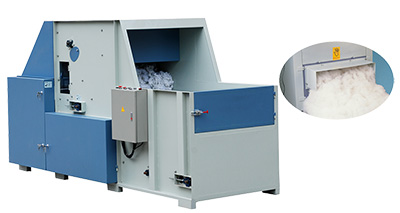 Abridora de balas de fibra